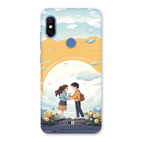 Teenage Anime Couple Back Case for Redmi Note 6 Pro