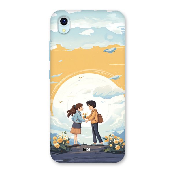 Teenage Anime Couple Back Case for Vivo Y1s