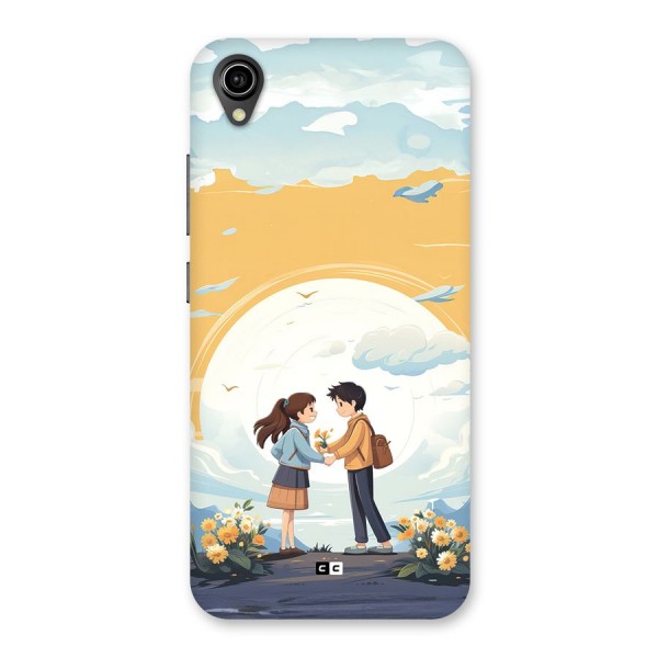 Teenage Anime Couple Back Case for Vivo Y91i