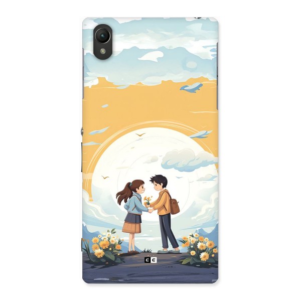 Teenage Anime Couple Back Case for Xperia Z1