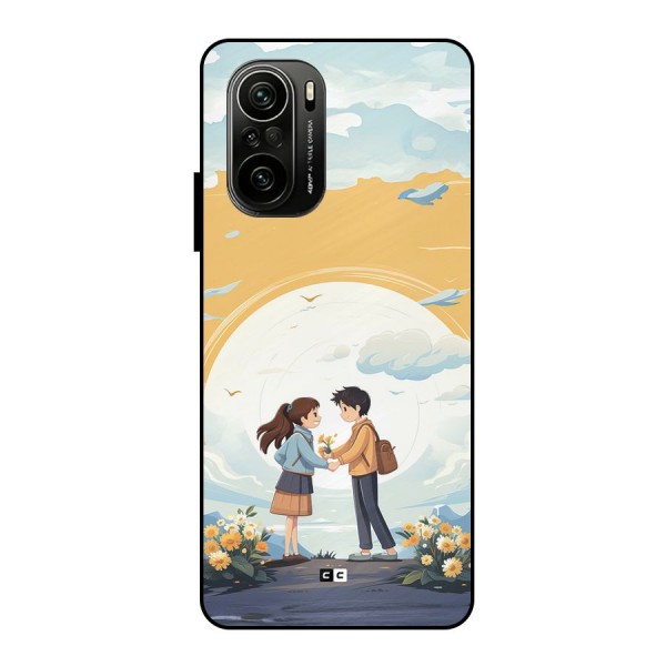 Teenage Anime Couple Metal Back Case for Mi 11x