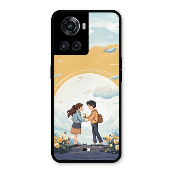 Teenage Anime Couple Metal Back Case for OnePlus 10R