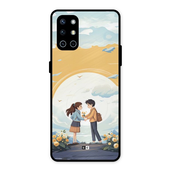 Teenage Anime Couple Metal Back Case for OnePlus 9R