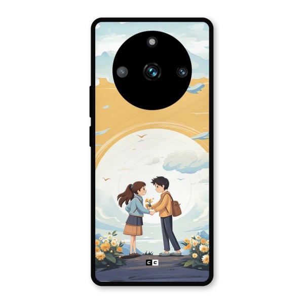 Teenage Anime Couple Metal Back Case for Realme 11 Pro