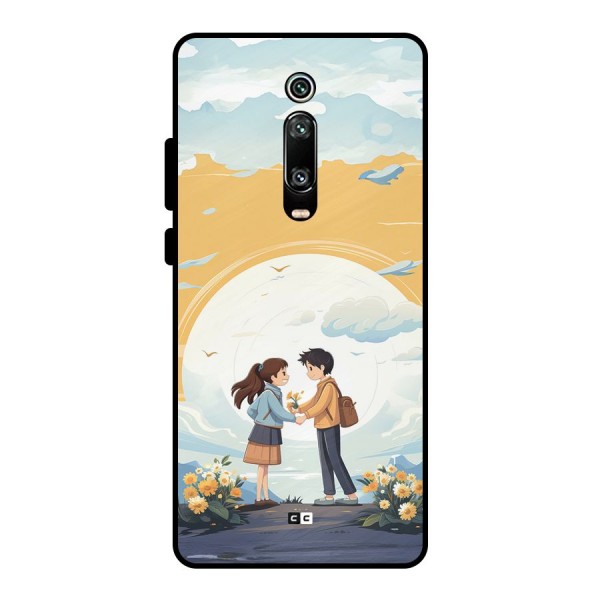 Teenage Anime Couple Metal Back Case for Redmi K20