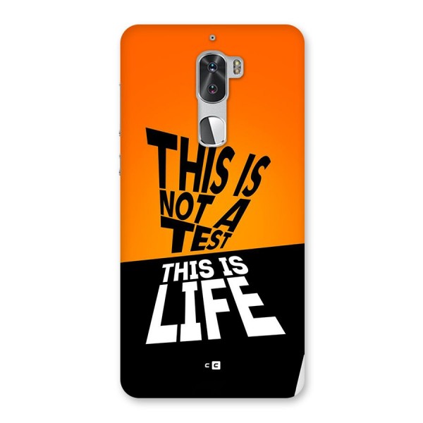 Test Life Back Case for Coolpad Cool 1