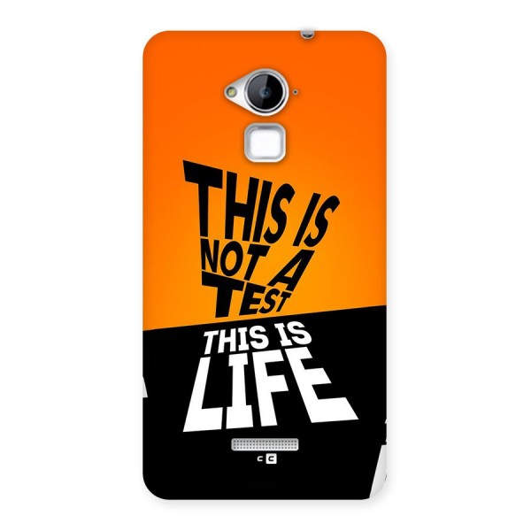 Test Life Back Case for Coolpad Note 3