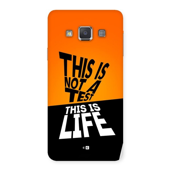 Test Life Back Case for Galaxy A3