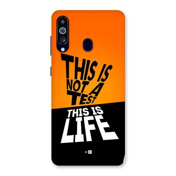 Test Life Back Case for Galaxy A60