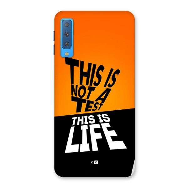 Test Life Back Case for Galaxy A7 (2018)