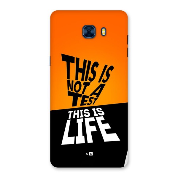 Test Life Back Case for Galaxy C7 Pro