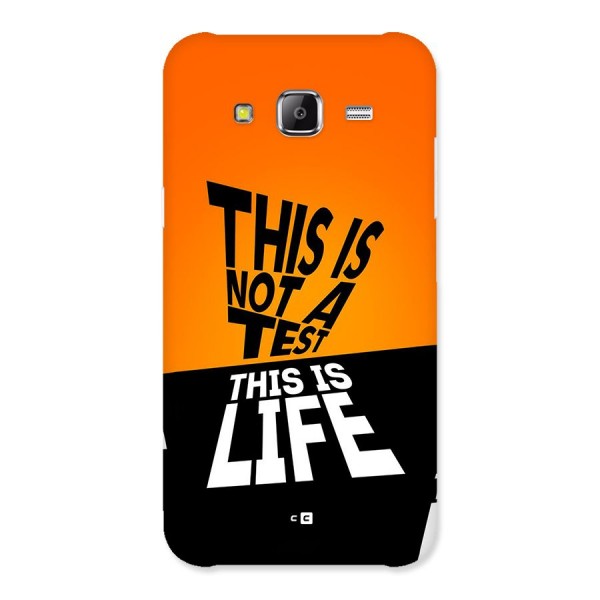 Test Life Back Case for Galaxy J5