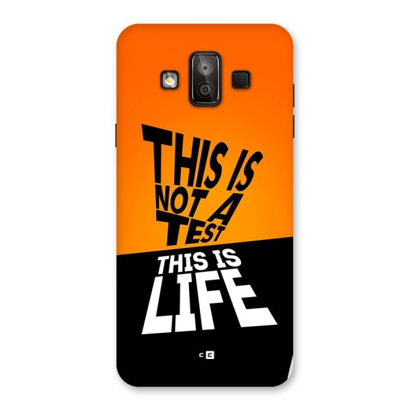 Test Life Back Case for Galaxy J7 Duo