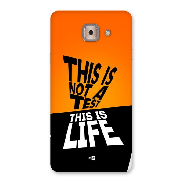 Test Life Back Case for Galaxy J7 Max