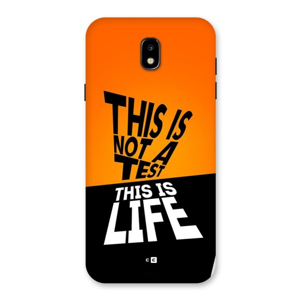 Test Life Back Case for Galaxy J7 Pro