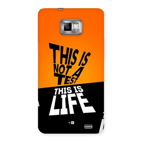 Test Life Back Case for Galaxy S2