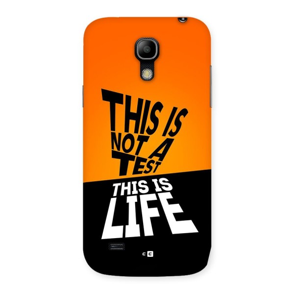 Test Life Back Case for Galaxy S4 Mini