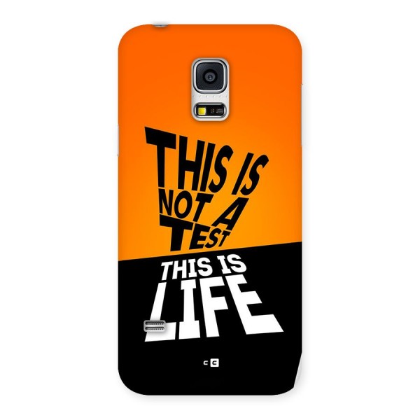 Test Life Back Case for Galaxy S5 Mini