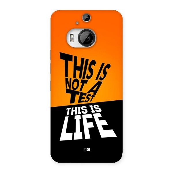 Test Life Back Case for HTC One M9 Plus