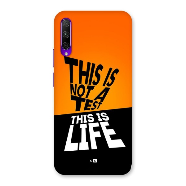 Test Life Back Case for Honor 9X Pro