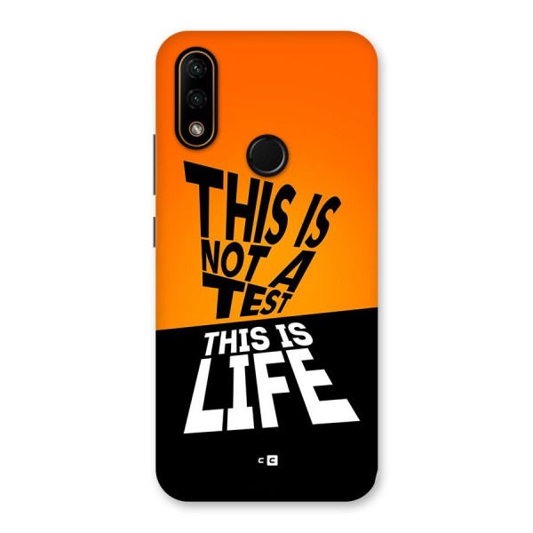 Test Life Back Case for Lenovo A6 Note