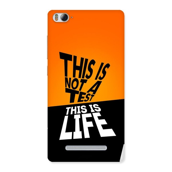 Test Life Back Case for Mi4i