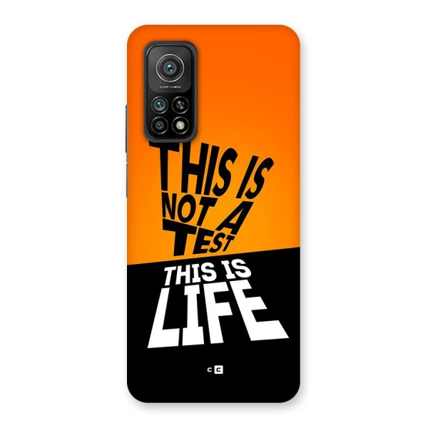 Test Life Back Case for Mi 10T Pro 5G