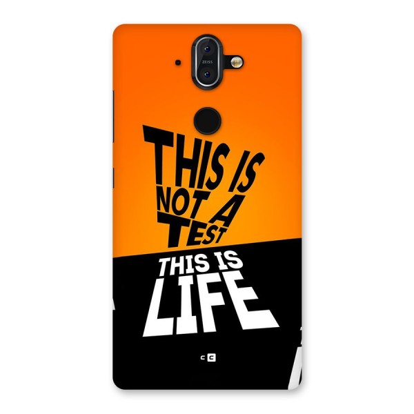 Test Life Back Case for Nokia 8 Sirocco