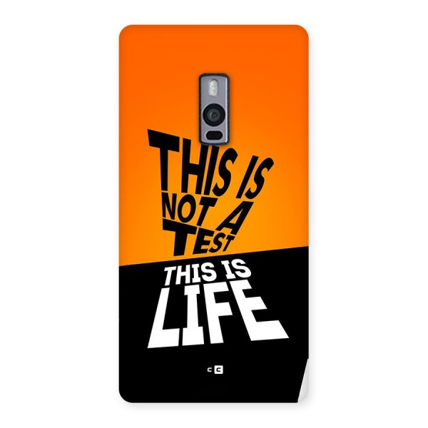 Test Life Back Case for OnePlus 2