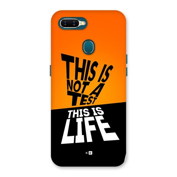 Test Life Back Case for Oppo A11k