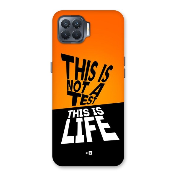 Test Life Back Case for Oppo F17 Pro