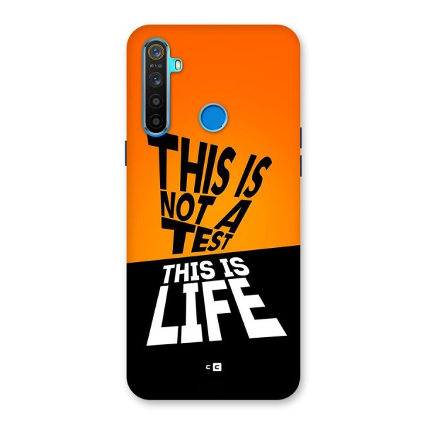 Test Life Back Case for Realme 5s