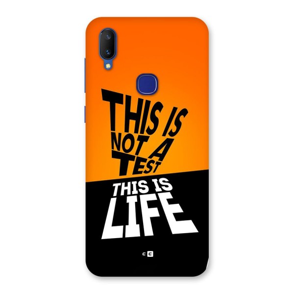 Test Life Back Case for Vivo V11