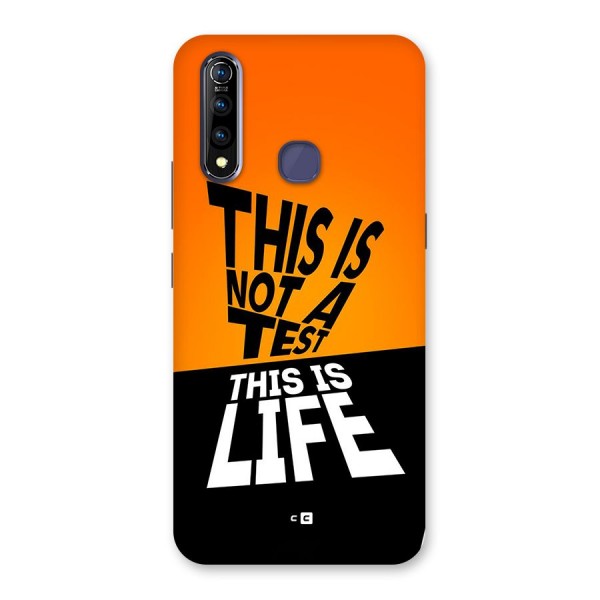 Test Life Back Case for Vivo Z1 Pro