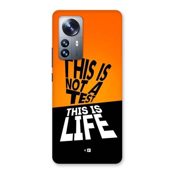 Test Life Back Case for Xiaomi 12 Pro