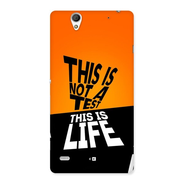 Test Life Back Case for Xperia C4