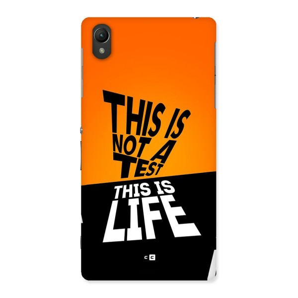 Test Life Back Case for Xperia Z2