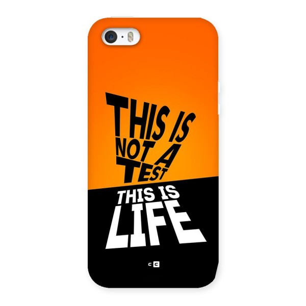 Test Life Back Case for iPhone 5 5s