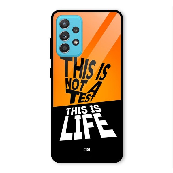 Test Life Glass Back Case for Galaxy A52s 5G