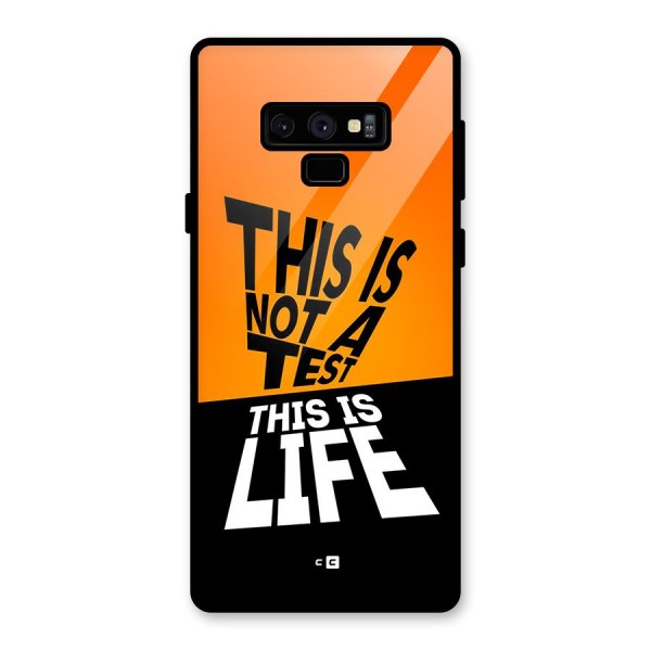 Test Life Glass Back Case for Galaxy Note 9