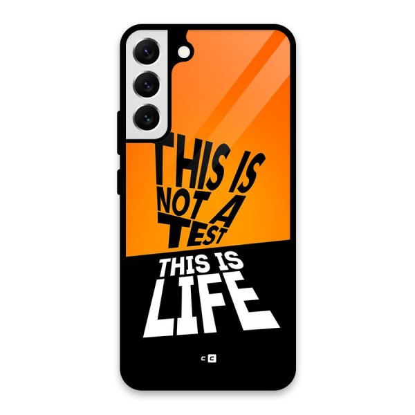 Test Life Glass Back Case for Galaxy S22 Plus 5G