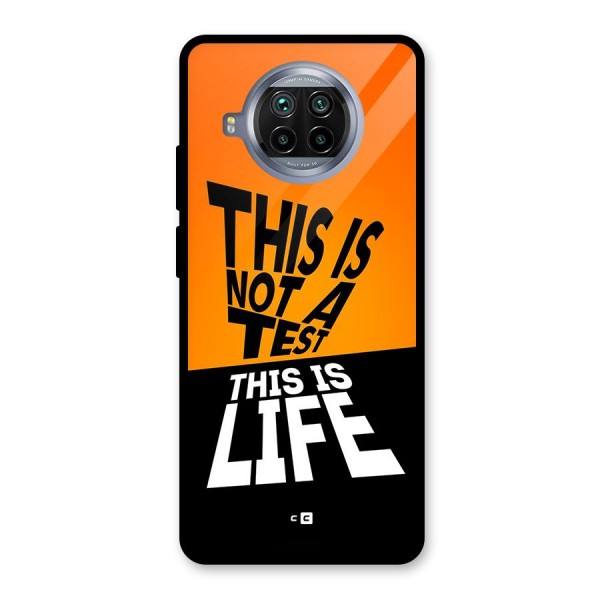 Test Life Glass Back Case for Mi 10i