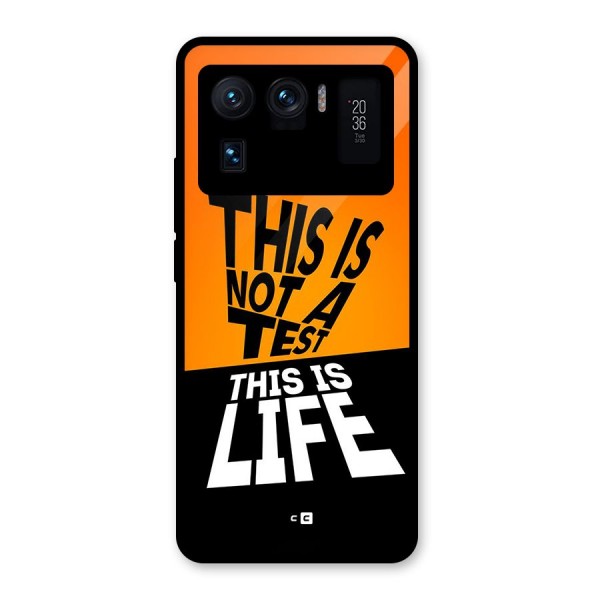 Test Life Glass Back Case for Mi 11 Ultra