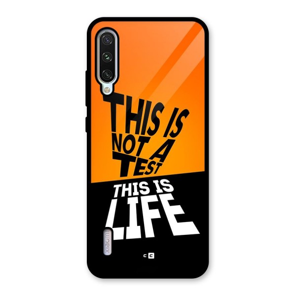 Test Life Glass Back Case for Mi A3