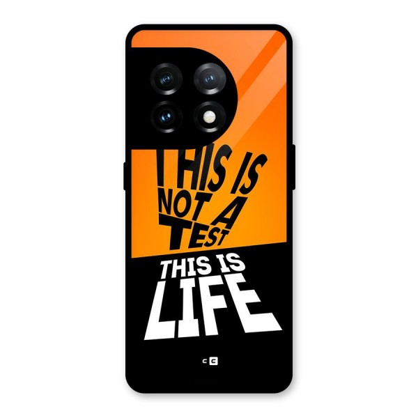 Test Life Glass Back Case for OnePlus 11