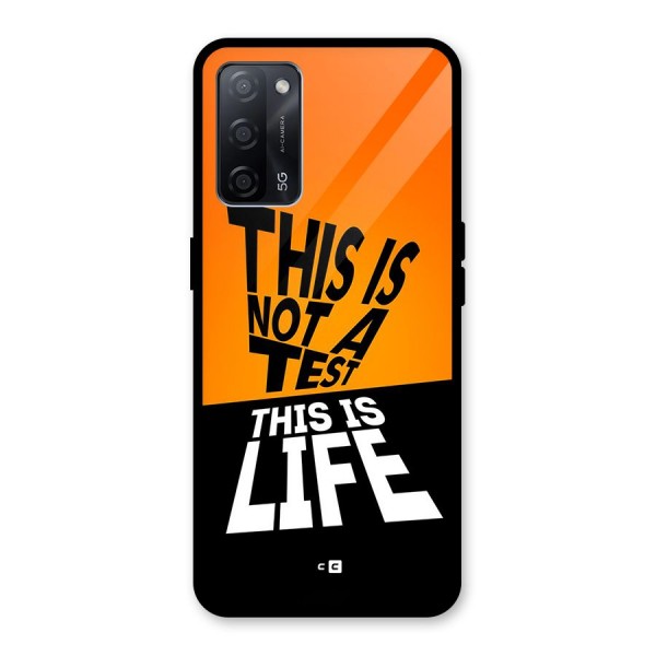 Test Life Glass Back Case for Oppo A53s 5G