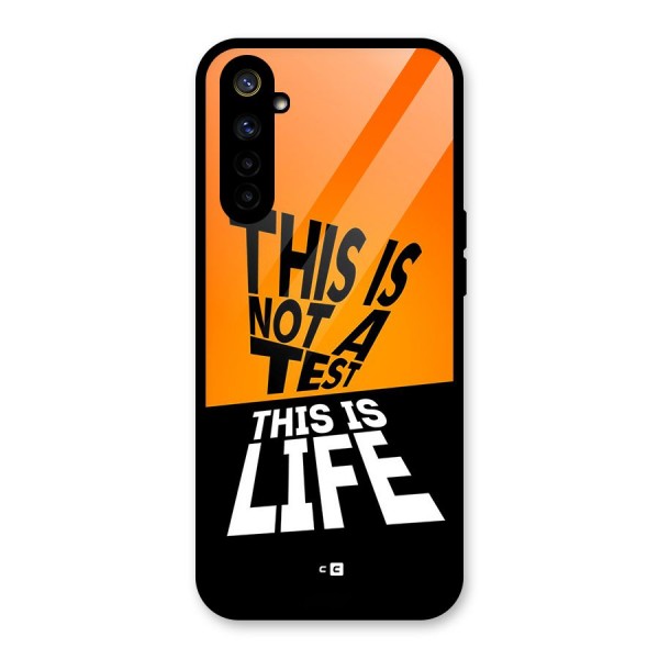 Test Life Glass Back Case for Realme 6