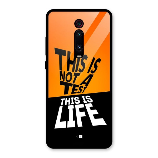 Test Life Glass Back Case for Redmi K20 Pro