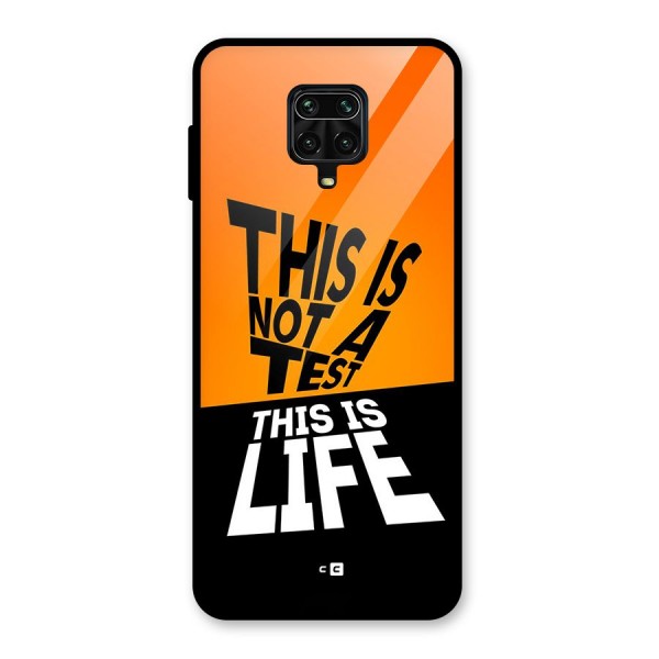 Test Life Glass Back Case for Redmi Note 10 Lite