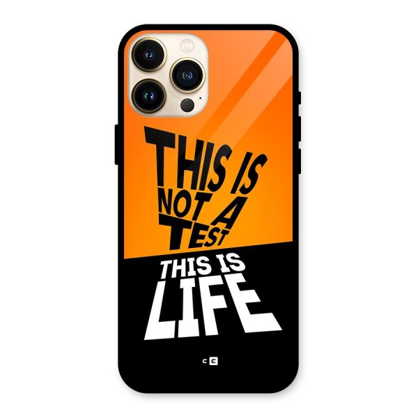 Test Life Glass Back Case for iPhone 13 Pro Max